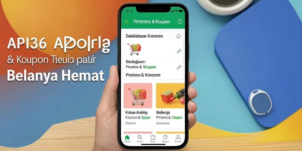 Tampilan antarmuka aplikasi API36 dengan berbagai kupon menarik.