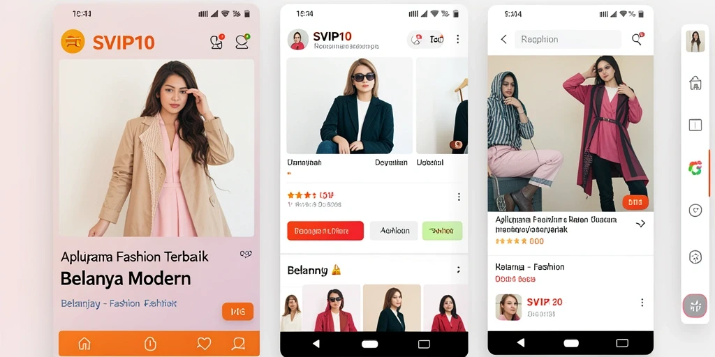 Tampilan antarmuka pengguna SVIP10 yang menarik dan fungsional.
