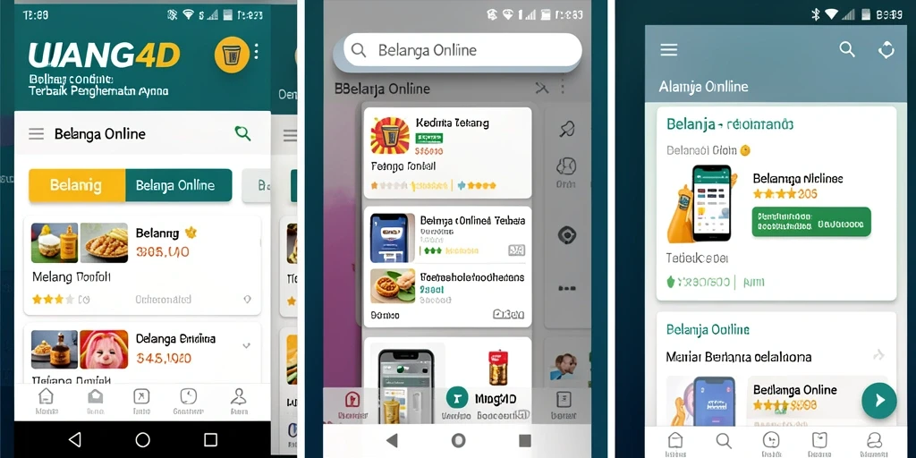 Tampilan antarmuka UANG4D untuk belanja online yang modern.
